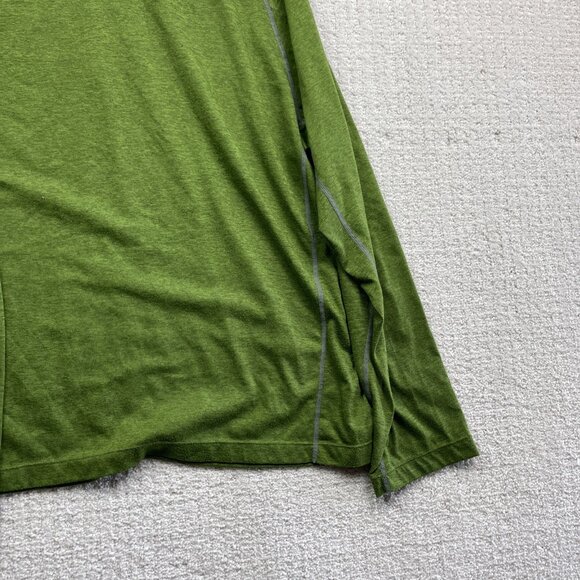 Cloudveil 1/4 Zip Pullover Mens 2XL Forest Green Long Sleeve Base layer Ski/Hike - Picture 13 of 13